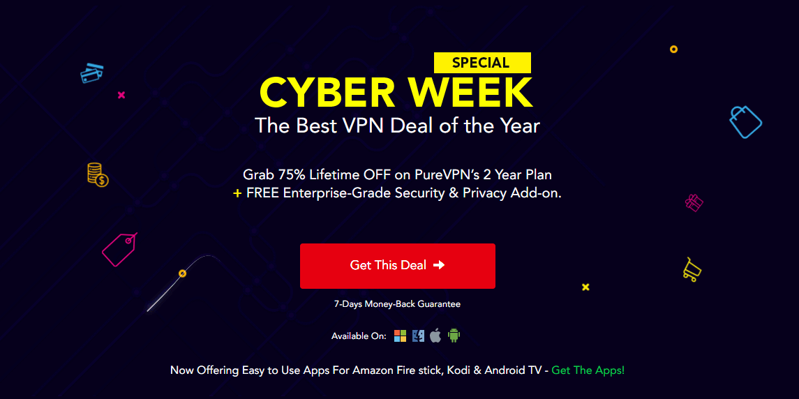 PureVPN cyber week coupon